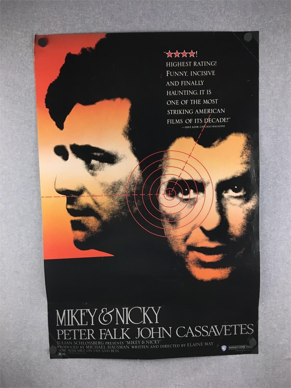 Vintage 1976 Mikey & Nicky Movie Poster