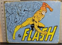 The Flash metal sign