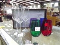 Waterford Marquis crystal 3 Wine stems & 4 rare