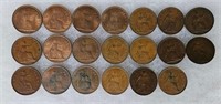 Assorted British Pennies