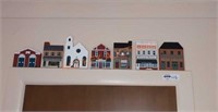 wooden decorative house lot