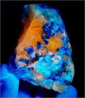 546 CTs Fluorescent Afghanite With Pyrite Specimen