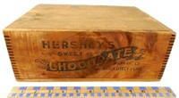 Hershey's Choc wooden Box with Sliding Lid