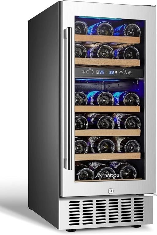 AAOBOSI Upgraded 15 Inch Wine Cooler