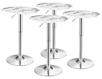 Retail$490 4pc Bistro Bar Height Tables