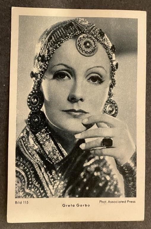 GRETA GARBO: Scarce German FAUSER MARGARINE Card