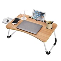 E1211  Folding Lap Table with 4 USB Ports