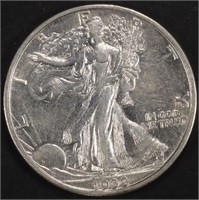 1933-S WALKING LIBERTY HALF DOLLAR AU