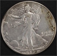 1928-S WALKING LIBERTY HALF DOLLAR VF