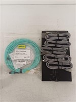 2 PIECES PATCH CORD AND CLEEFUN CABLE