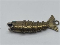Brass Fish Charm / Pendant