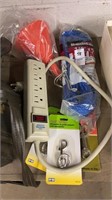Lot of surge protector, bolt snap, etc