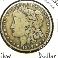 1897 O Morgan Dollar