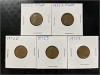 Wheat pennies 1952