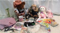 Porcelain Doll, Bears, and More N11B