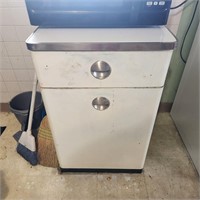 METAL KITCHEN CABINET WITH DRAWER