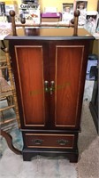 Jewelry cabinet two doors with seven drawers