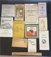 VINTAGE COLLECTIBLE PAPER ITEMS-ASSORTED