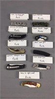 9x The Bid Assorted Pocket Knives