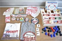 RARE KIRBY PUCKETT SHIRTS & SIGNED BALL ! -C-3