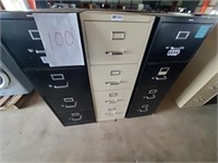 (6) Metal Office Filing Cabinets