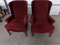 2-nice wing back chairs