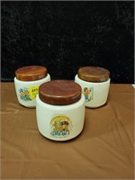 McCoy  canisters set Pprox 6.5 inches tall
