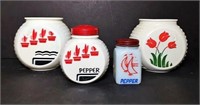 Vintage Canisters - Lot of 3