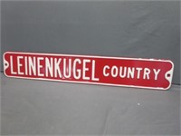 ~ Leinenkugel Country Heavy Metal Sign 36"