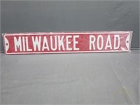 ~ NEW Milwaukee Road Heavy Metal Sign