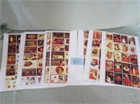 15 Sheets of Different Copied Halloween Postcards