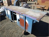 8' Steel Work Bench