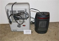 Lot of 2 Electric Space Heaters 1 Patton; 1