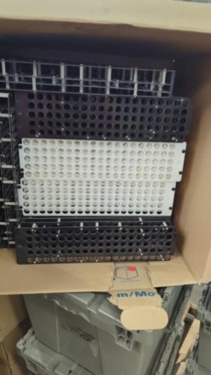 4 Boxes of Test Tube Vial Storage Racks