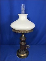 VINTAGE HURRICANE LAMP W/ CHIMNEY #3