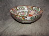 Large old Chinese Rose Medallion Bowl