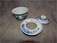 Chinese Gaiwan tea bowl set 19th Century