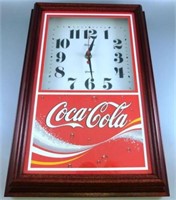 347/7 Hanover Quartz Coca-Cola Wall Clock 14 x 9 1