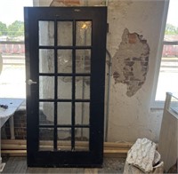 15-Pane Glass Door