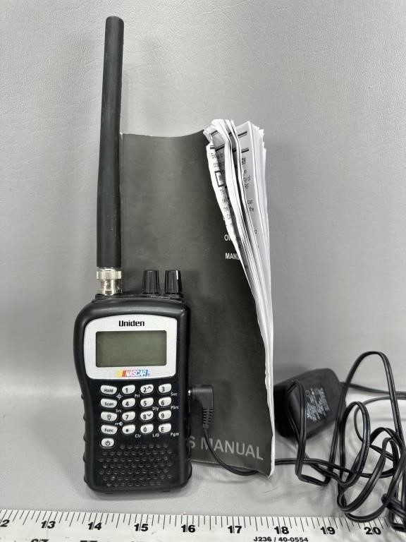 Uniden BC92xlt NASCAR radio scanner