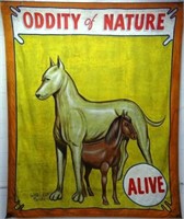 ODDITY OF NATURE SIDESHOW BANNER