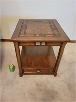 Tile Design 1 Drawer End Table