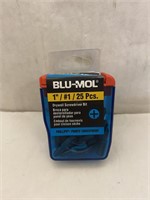 (48x bid)Blu-Mol 25pc 1" #1 Screwdriver Bits