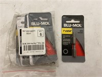 (23x bid)Blu-Mol 6pk 1"x9/64" Screwdriver Bits