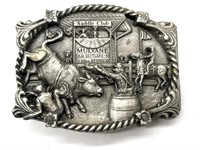 Mulvane, KS Old Settlers 1986 Belt Buckle