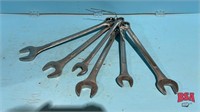Set of 6 Lg. Wrenches 1 3/8" - 2"