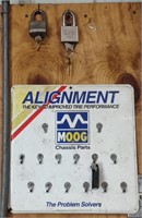 Alignment Metal Key Hanger (14"×14") & Pad Locks