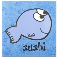 "Sushi" Limited Edition Lithograph by Todd Goldman