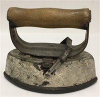 Iron With Wooden Handle