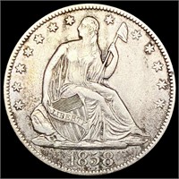 1858-O Seated Liberty Half Dollar ABOUT